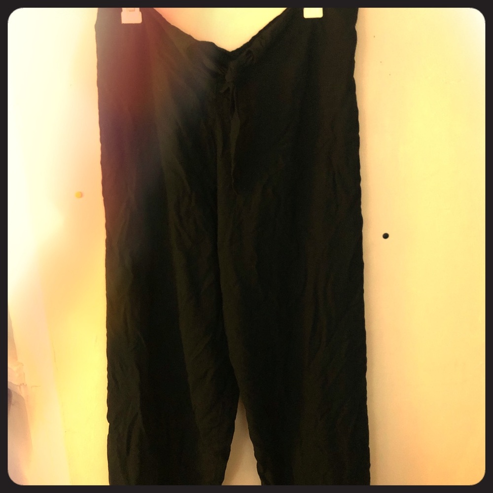 Black flowy pants